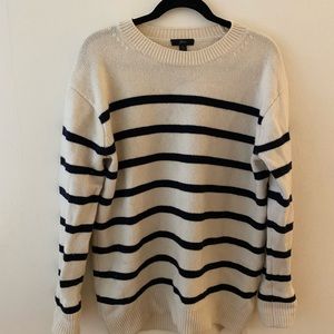 JCREW 100% MERINO WOOL Striped Sweater